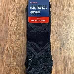 COMRAD Performance Compression No Show Tab Socks